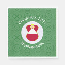 Austrian Flag Angel Christmas Personalised