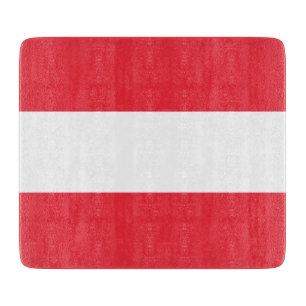 Austrian Flag (Austria) Cutting Board