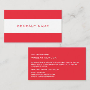 Austrian Flag, Flag of Austria Business Card