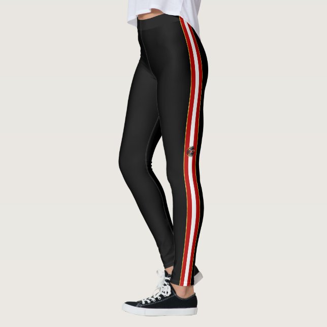 Austrian flag leggings (Left)