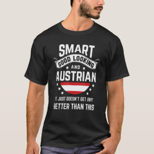 Austrian Flag Native Pride  Austria Austrian Roots T-Shirt