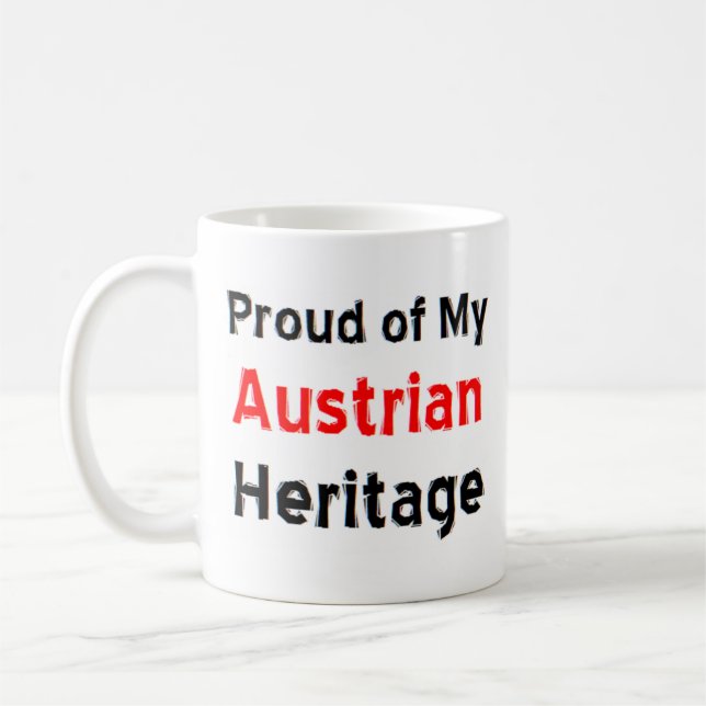 austrian heritage coffee mug (Left)