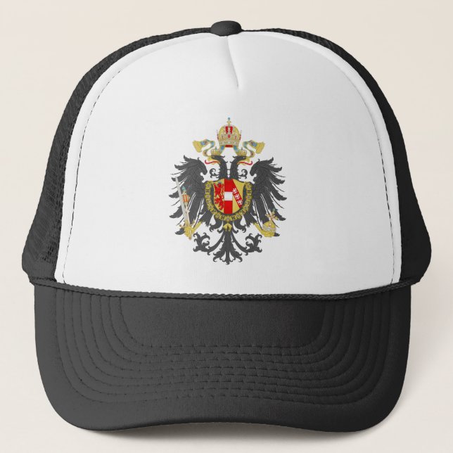 Austrian Imperial Arms Trucker Hat (Front)