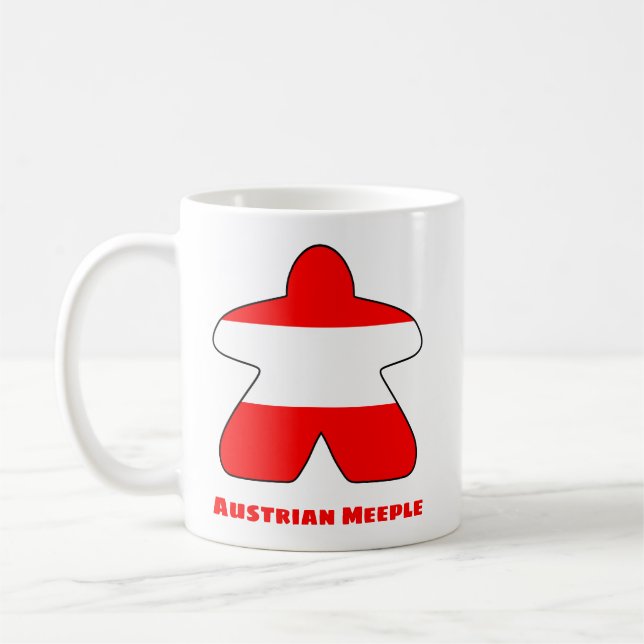 Austrian Meeple Mug (Left)