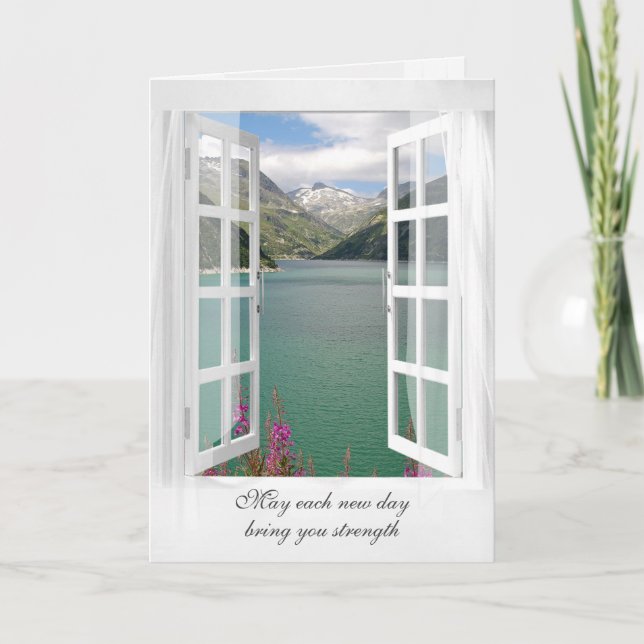 Austrian Mountain View Window Card (Front)
