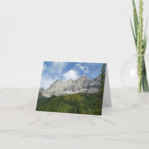 Austrian Mountains Note Card