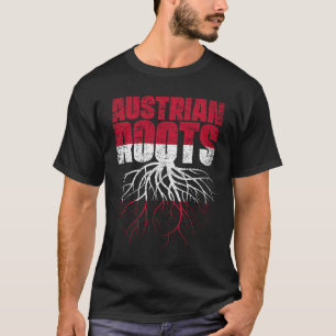 Austrian Roots Austria Heritage Flag T-Shirt