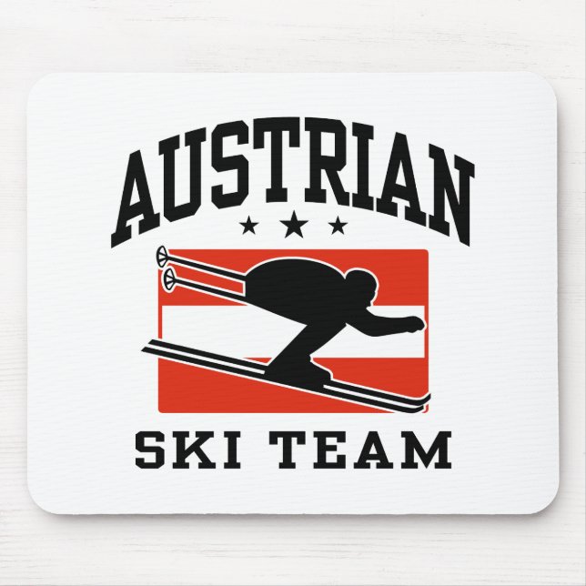 Austrian Ski Team Mouse Pad (Front)