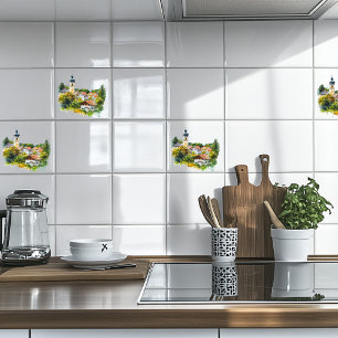 Austrian Village Ceramic Tile