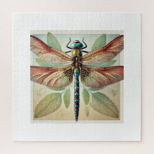 Austropetalia dragonfly 100924IREF237 - Watercolor Jigsaw Puzzle