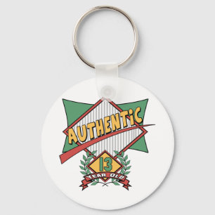 Authentic 13th Birthday Gifts Key Ring