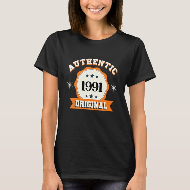 Authentic 1991 orginal T-Shirt (Front)