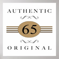 Authentic 65th Birthday