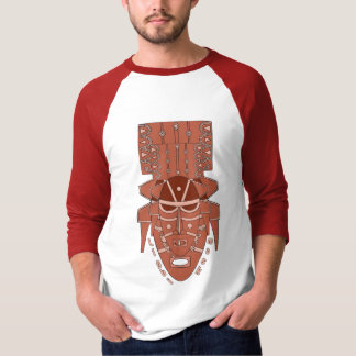 Authentic African Ligbi mask men's T - shirt