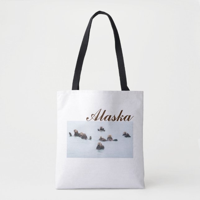 Authentic Alaska Gift Items - Sea Otter Bag (Front)