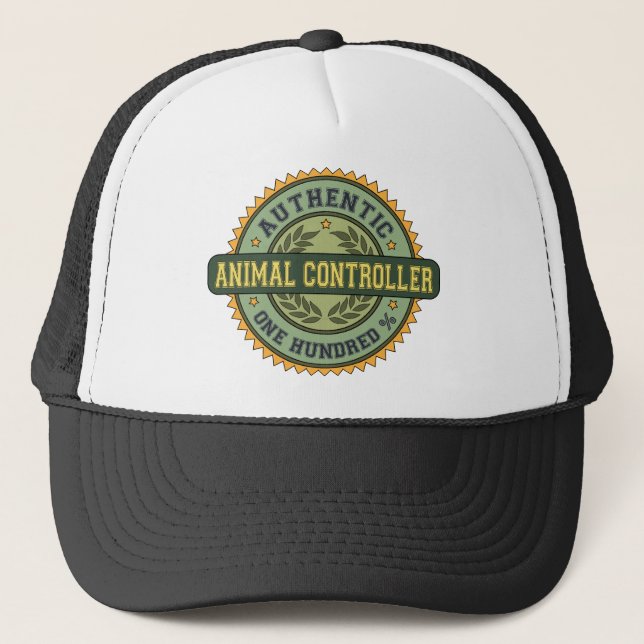 Authentic Animal Controller Trucker Hat (Front)
