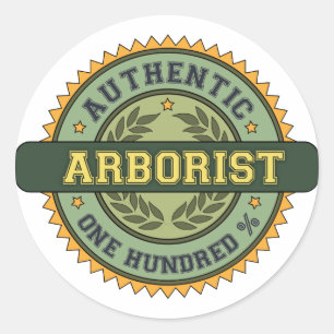 Authentic Arborist Classic Round Sticker
