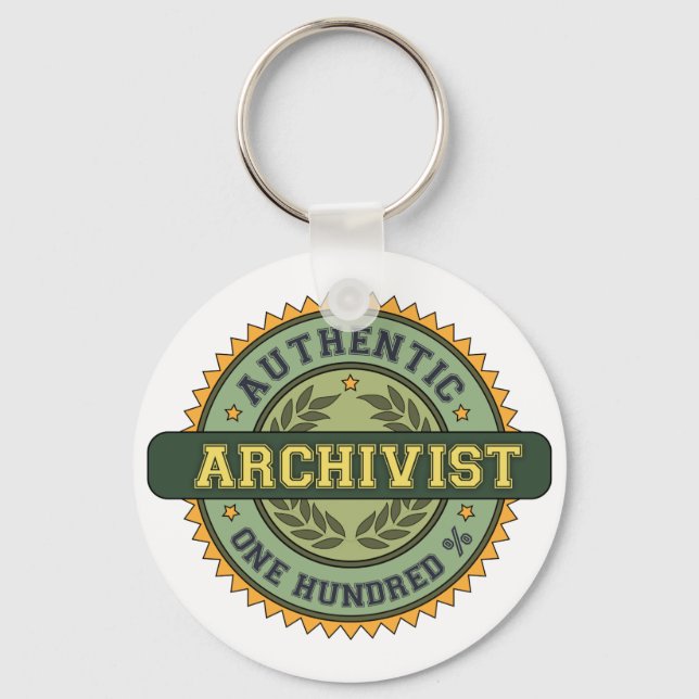 Authentic Archivist Key Ring (Front)