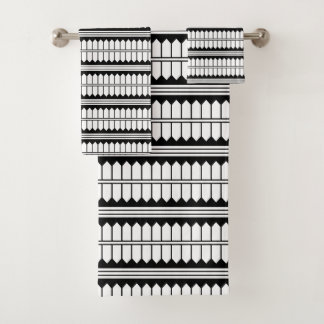 Authentic Art Deco 1920's Style Bath Towel Set