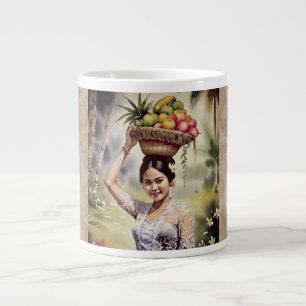 Authentic Bali Large Coffee Mug