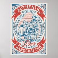 Authentic Beer Poster