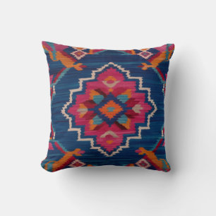 Authentic Blue Kilim Rug Pillows: A Piece of Art  Cushion