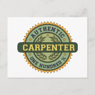 Authentic Carpenter Postcard