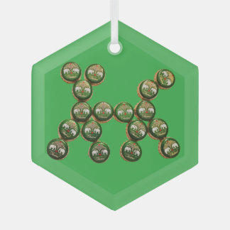 🐶 Authentic Chang Beer Cap Dog Glass Tree Decoration