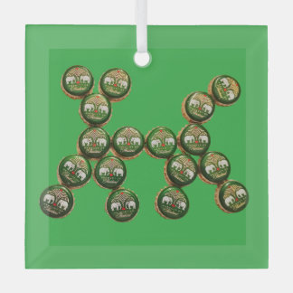 🐶 Authentic Chang Beer Cap Dog Glass Tree Decoration