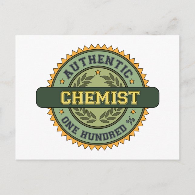 Authentic Chemist Postcard (Front)
