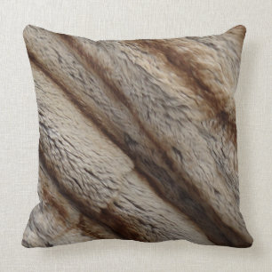 AUTHENTIC CHINCHILLA FUR PILLOW DIAGONAL
