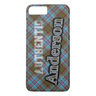 Authentic Clan Anderson Scottish Tartan Design iPhone 8 Plus/7 Plus Case