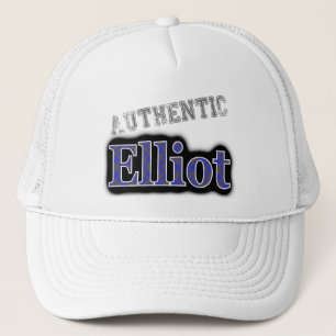 Authentic Clan Elliot Scottish Tartan Name Trucker Hat