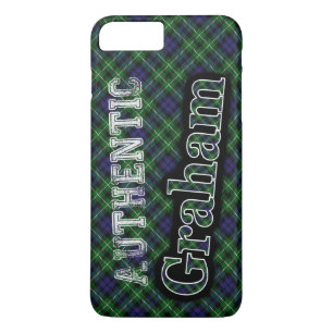 Authentic Clan Graham Scottish Tartan Design iPhone 8 Plus/7 Plus Case
