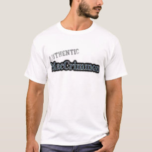 Authentic Clan MacCrimmon Tartan Name Design T-Shirt