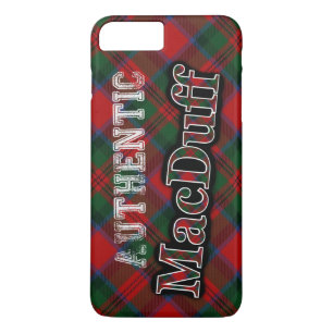 Authentic Clan MacDuff Scottish Tartan Design iPhone 8 Plus/7 Plus Case