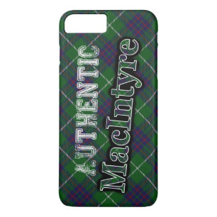 Authentic Clan MacIntyre Scottish Tartan Design iPhone 8 Plus/7 Plus Case