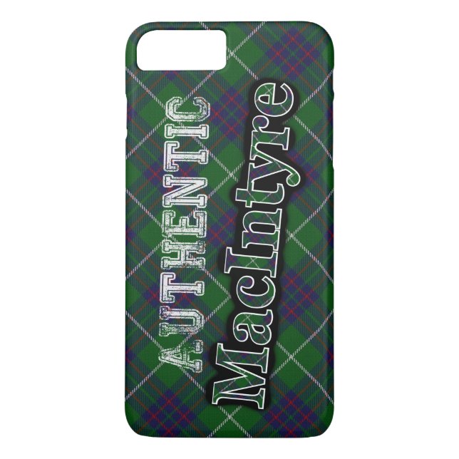 Authentic Clan MacIntyre Scottish Tartan Design Case-Mate iPhone Case (Back)