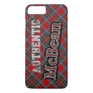 Authentic Clan McBean Scottish Tartan Design iPhone 8 Plus/7 Plus Case