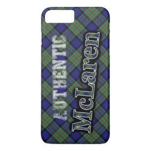 Authentic Clan McLaren Scottish Tartan Design iPhone 8 Plus/7 Plus Case