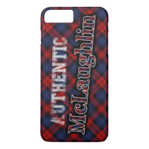 Authentic Clan McLaughlin Scottish Tartan Design iPhone 8 Plus/7 Plus Case