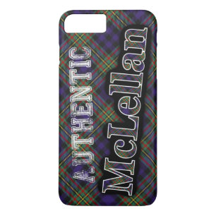 Authentic Clan McLellan Scottish Tartan Design iPhone 8 Plus/7 Plus Case