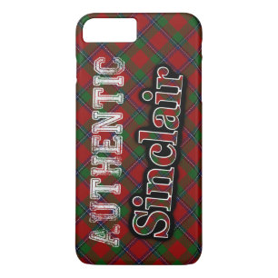 Authentic Clan Sinclair Scottish Tartan Design iPhone 8 Plus/7 Plus Case