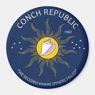 Authentic Conch Republic AVOID FAKES Magnet