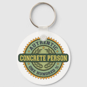 Authentic Concrete Person Key Ring