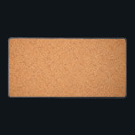 Authentic Cork Board Texture Office Desk Mat<br><div class="desc">This Authentic Cork Board Texture Office Desk Mat features a high-resolution, full-bleed print of natural cork grain. Perfect for organized home offices, student study desks, or as a functional gift for planners. This ultra-wide desk pad offers the warm, organic look of a cork notice board with the smooth, high-performance tracking...</div>