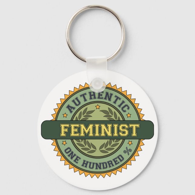 Authentic Feminist Key Ring (Front)