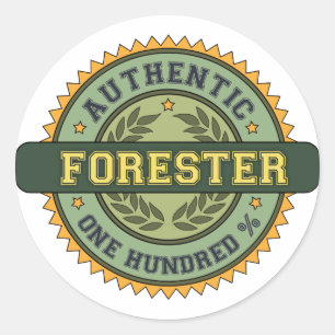 Authentic Forester Classic Round Sticker