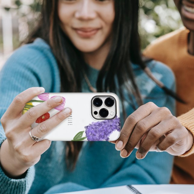 Authentic Hand Drawn Water Coloured Flowers Case-Mate iPhone Case (Creator Uploaded)