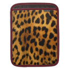 Authentic Leopard Fur Texture iPad 2 Sleeve